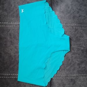 VS blue scallop panty